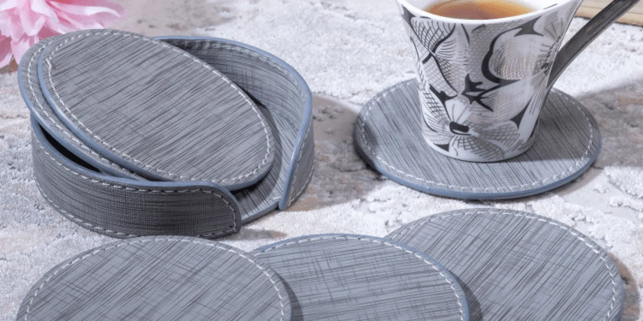 Elevate Your Coffee Experience with Our Stylish Coaster Set Collection