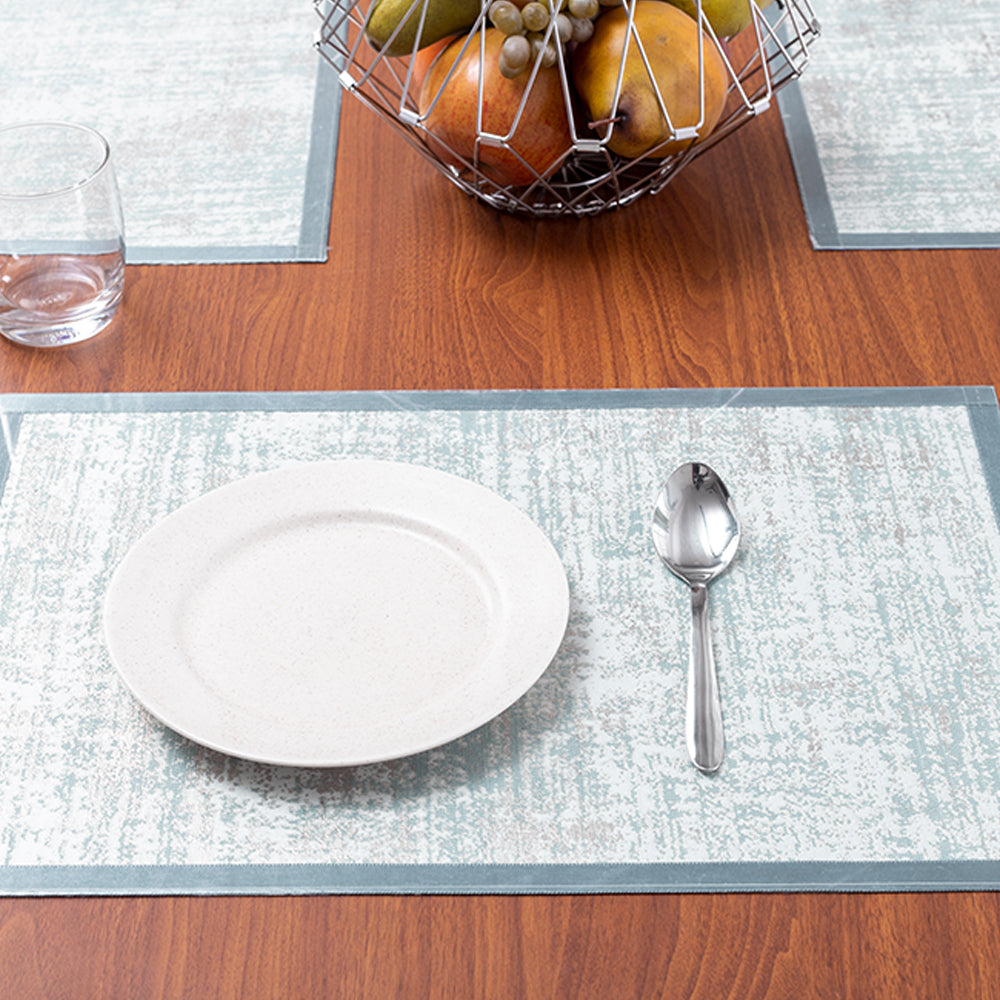 Dashing Blue Table mat(Set of 6 pcs)