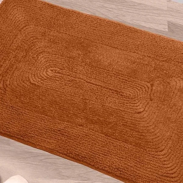 Towel Door Mat Brown(Set Of 2 )