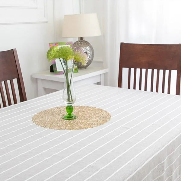 Off-White Lined Table Cover