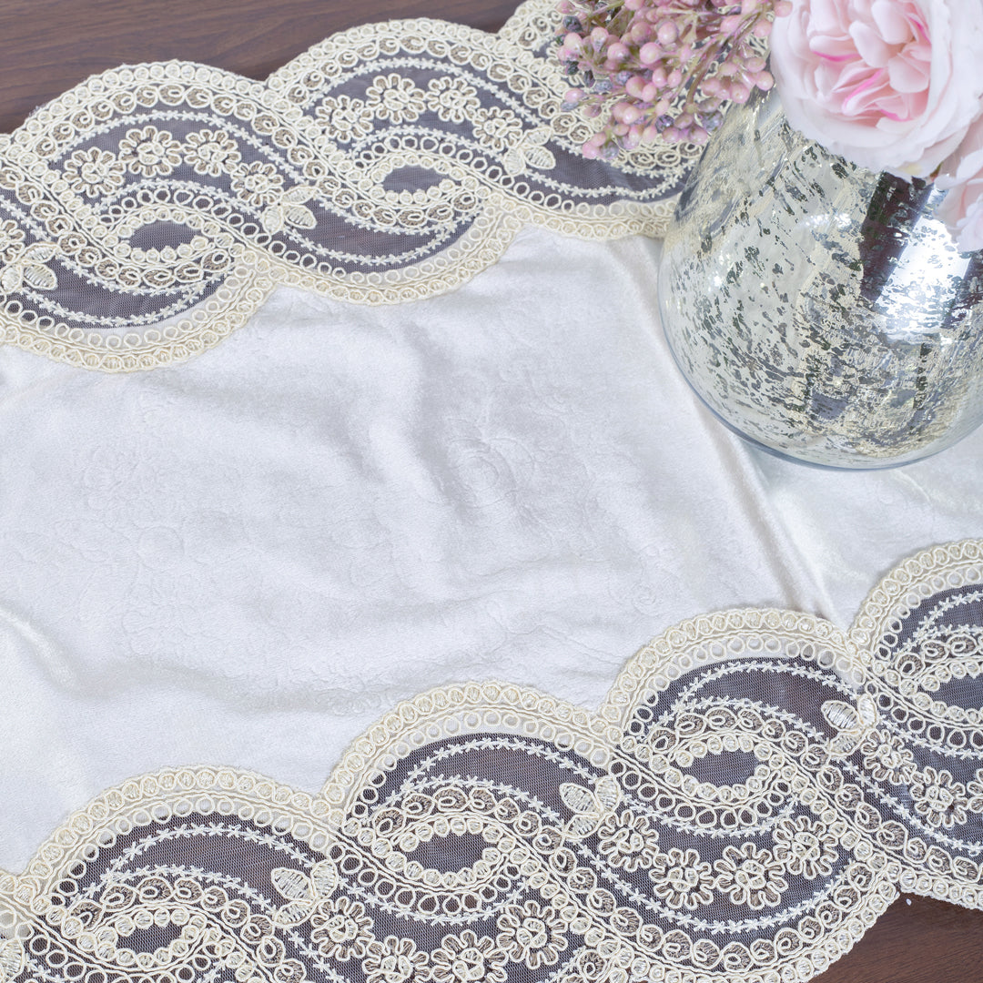 Graceful Blooms Table Runner