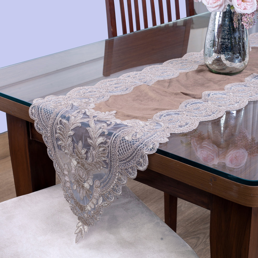 Silver Vines Table Runner