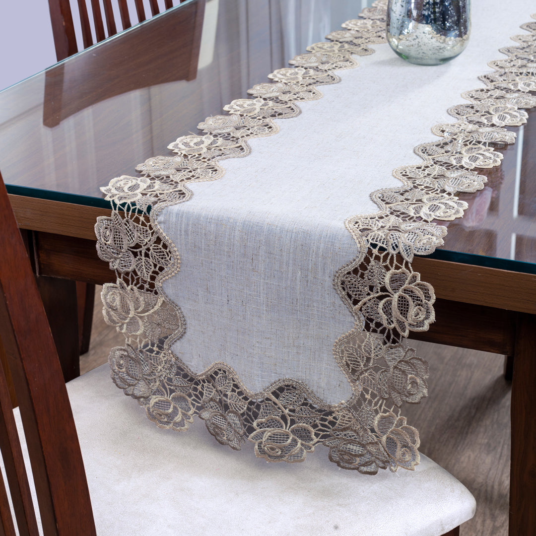 Frosted Weave Table Runner