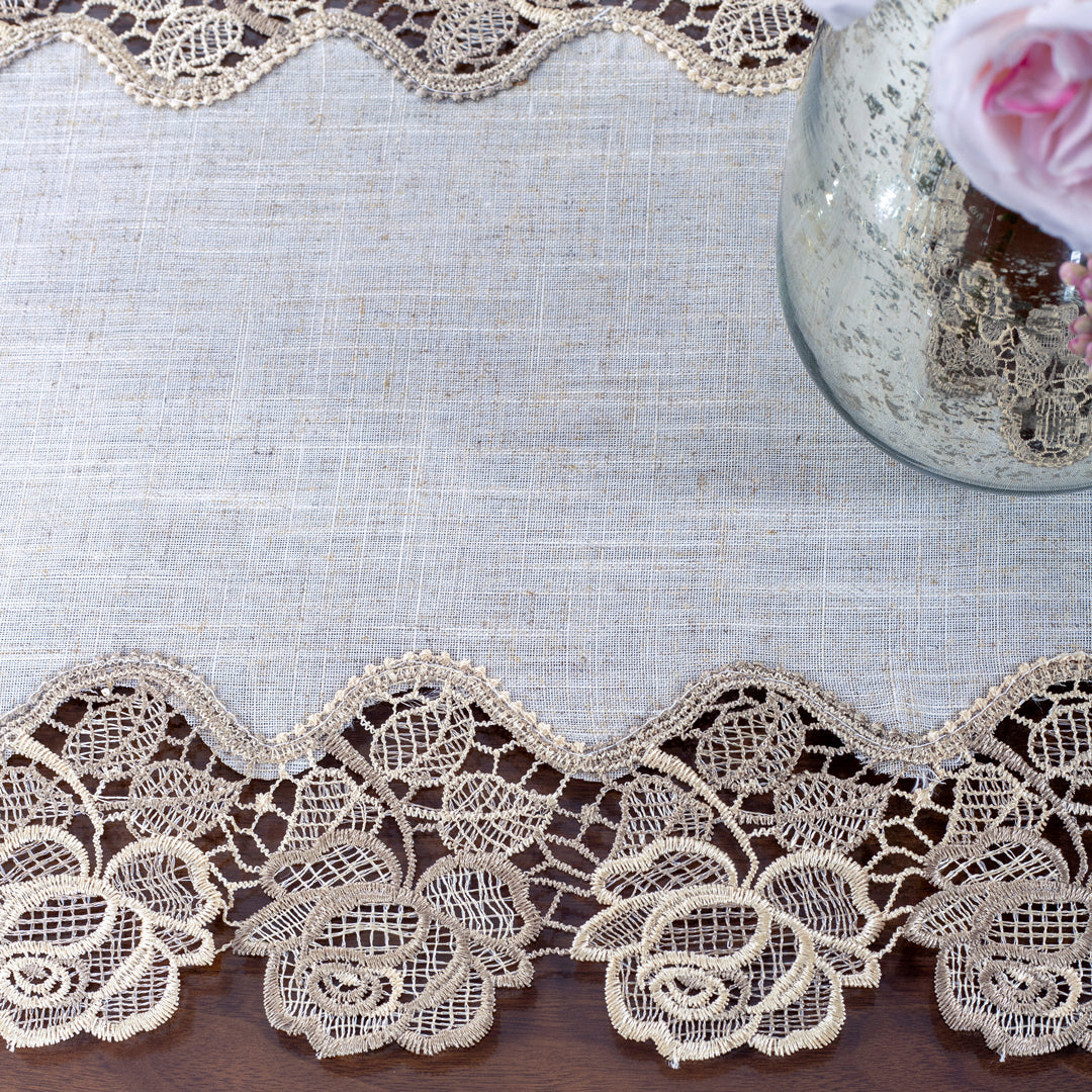 Frosted Weave Table Runner