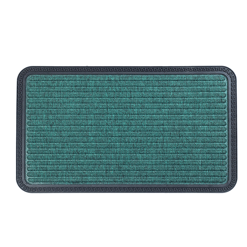 Teal & Black Band Mat