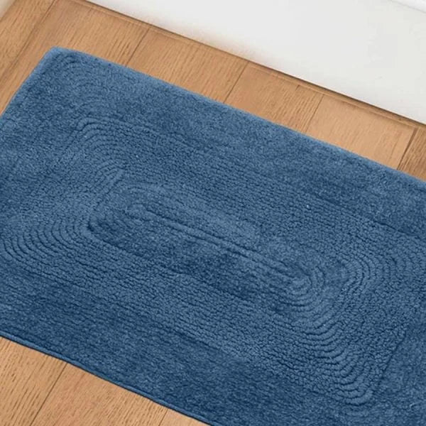 Towel Door Mat Blue(Set Of 2 )