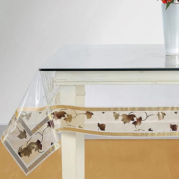 Cneter Table With Laminated Border Cream Cover