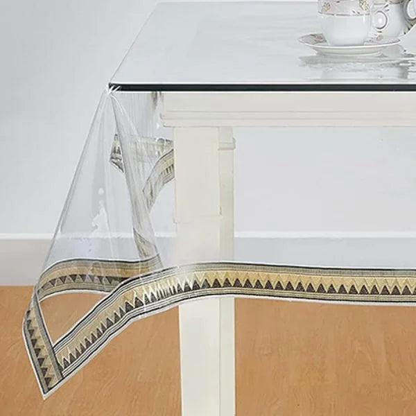 Cneter Table With Laminated Border Golden Cover