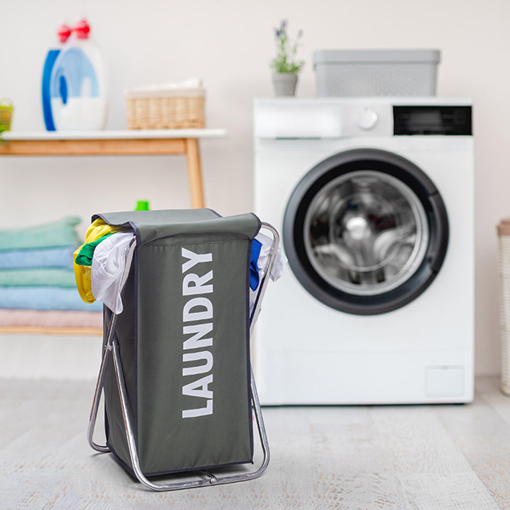 Light Gray Color Laundry Basket