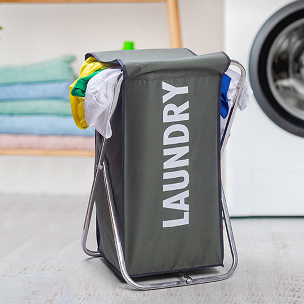 Light Gray Color Laundry Basket