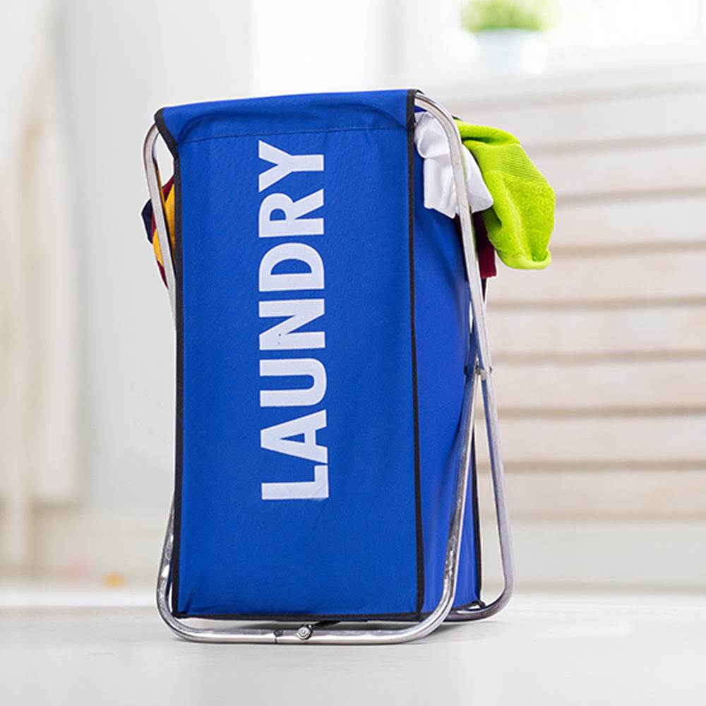 Blue Color Laundry Basket