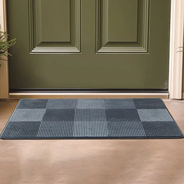 Blue Square Mat(Set Of 2 )