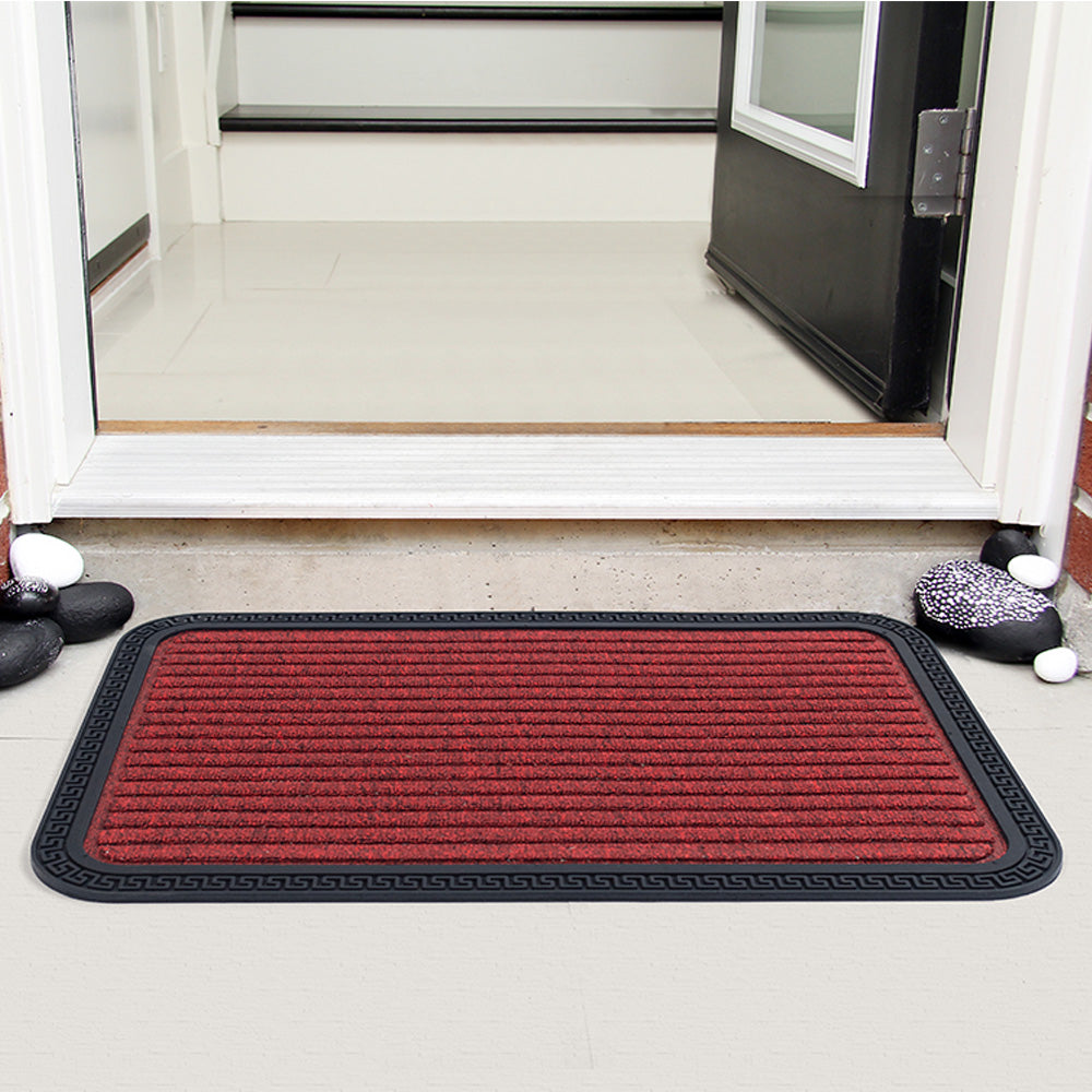 Red & Black Band Mat