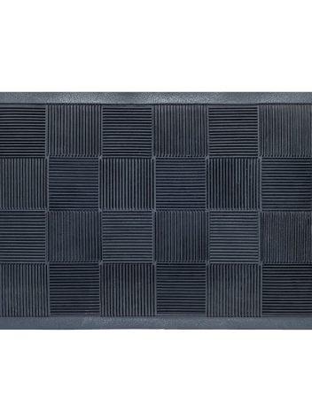 Stripe & Square Entrance Mat